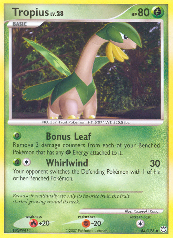 Mysterious Treasures Tropius #64/123
